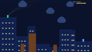 Skyline Sling 2D Wurfspiel